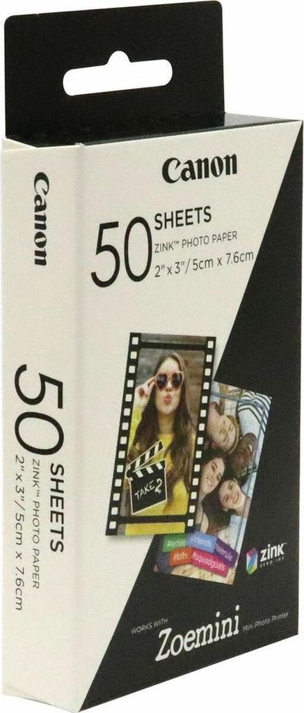 Druckerpapier Canon Canon Zoemini ZINK Photo Paper - 50 Sheets