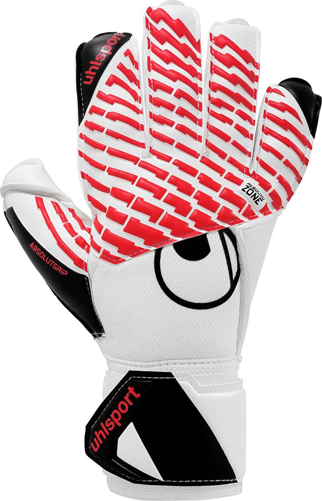 Uhlsport Fm Absolutgrip - weiß/schwarz/rot, Größe:10.5