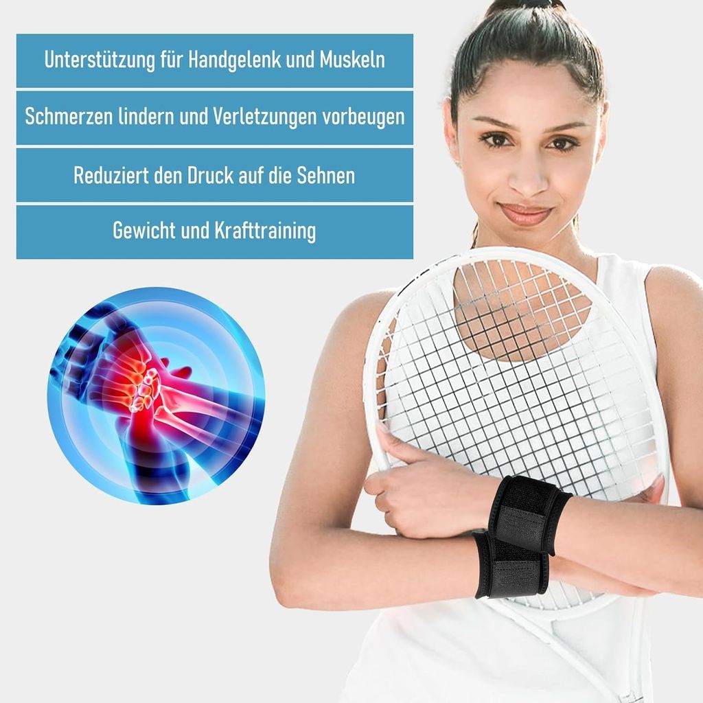 HandgelenkBandage Handgelenkstütze mit Klettverschluss für Produktbild 2