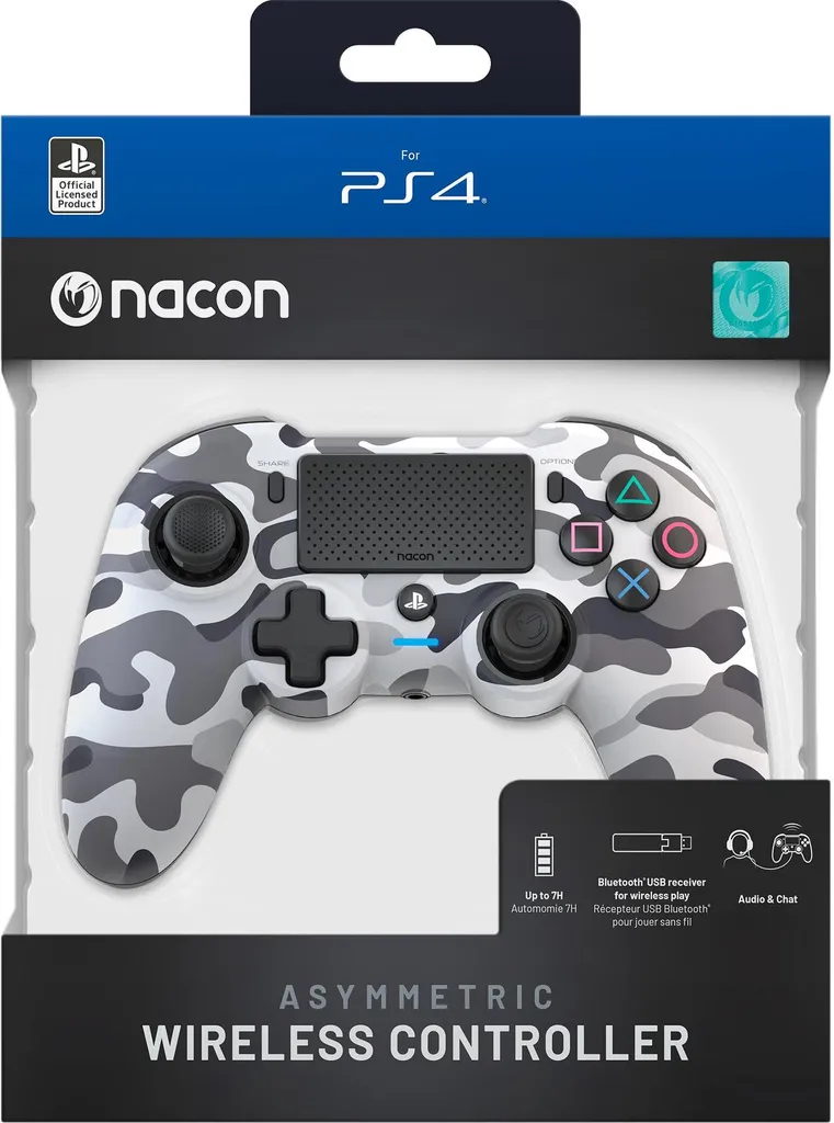 Controller Nacon Asymmetric Mimetico Wireless - Prezzo Offerta PS4/PC - 5
