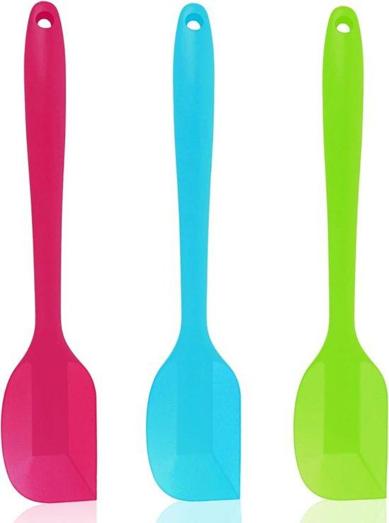 Silikon Spatel - Für Säfte, Creme und Joghurt - Leicht zu reinigen - Ideal für die Küche - Spatel aus Silikon