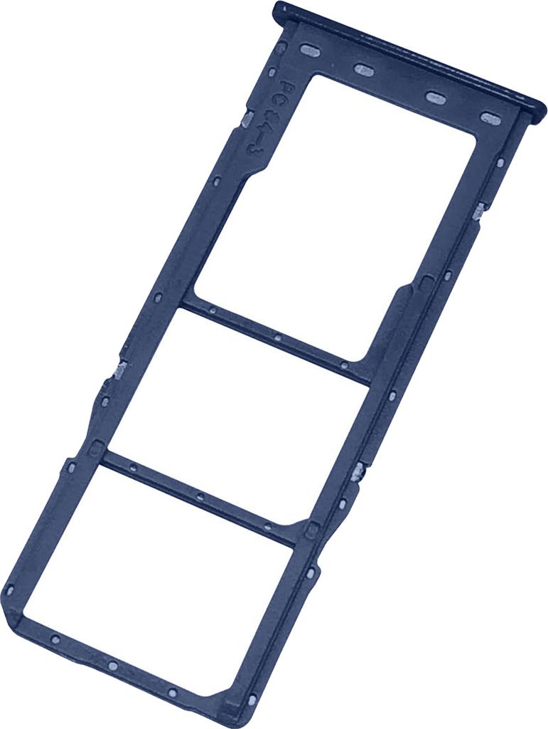 Dual Nano SIM + Micro-SD Kartenhalter für Samsung Galaxy A10 – Blau