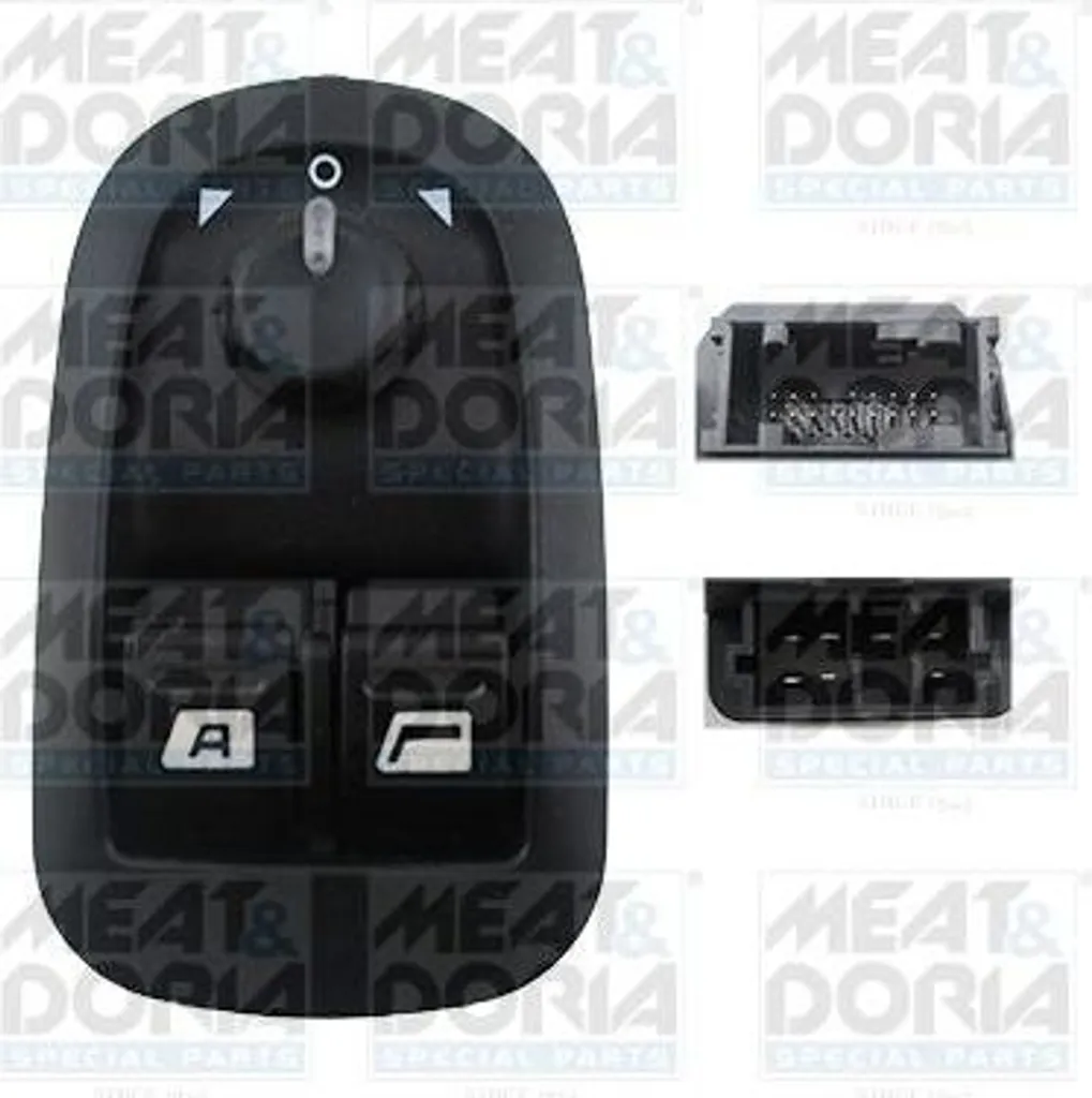 Bouton lève-vitre électrique pour Peugeot Expert et Citroën Jumpy 6554WR