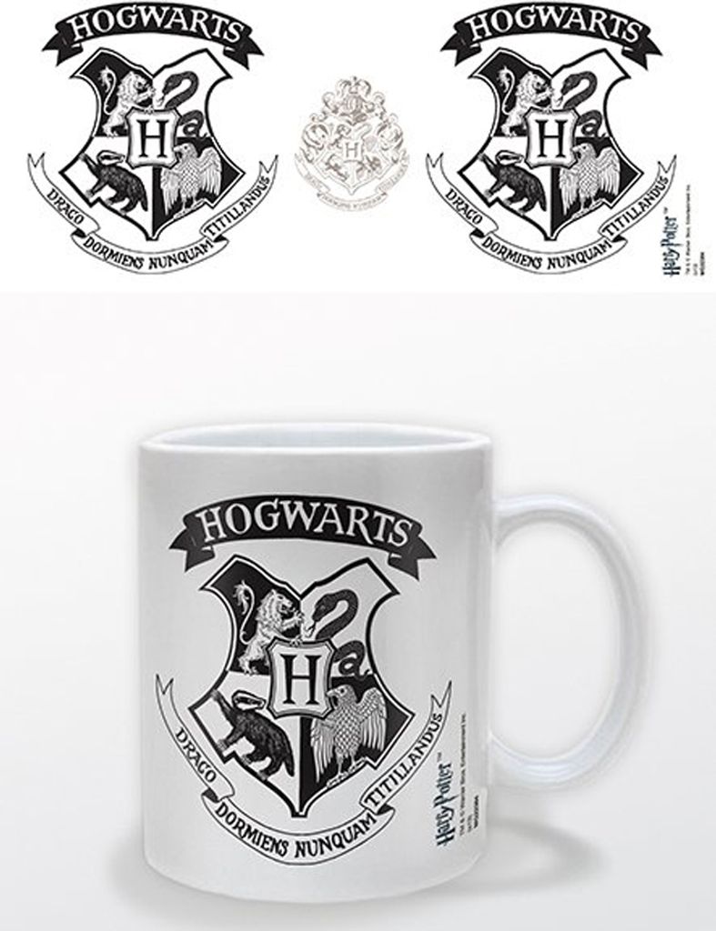 Harry Potter - Lizenz Tassen - Hogwarts Crest Black