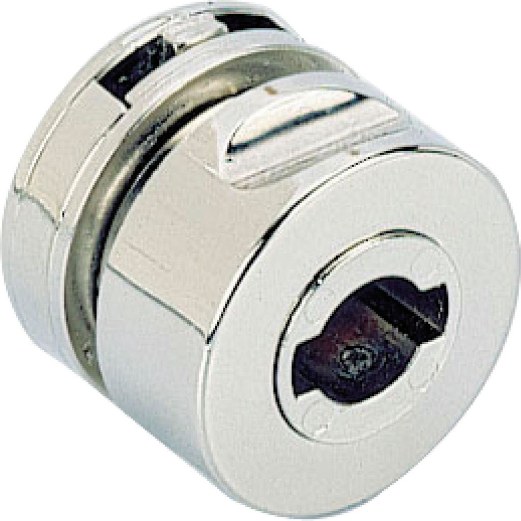 HETTICH PRESTIGE 2000 Zylinder-Glastürschloss Typ 321, Stahl alufärbig