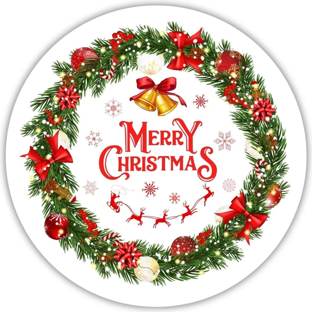 20 Stickers Candele Natale n. 3 | Decalcomanie Professionali Trasparenti
