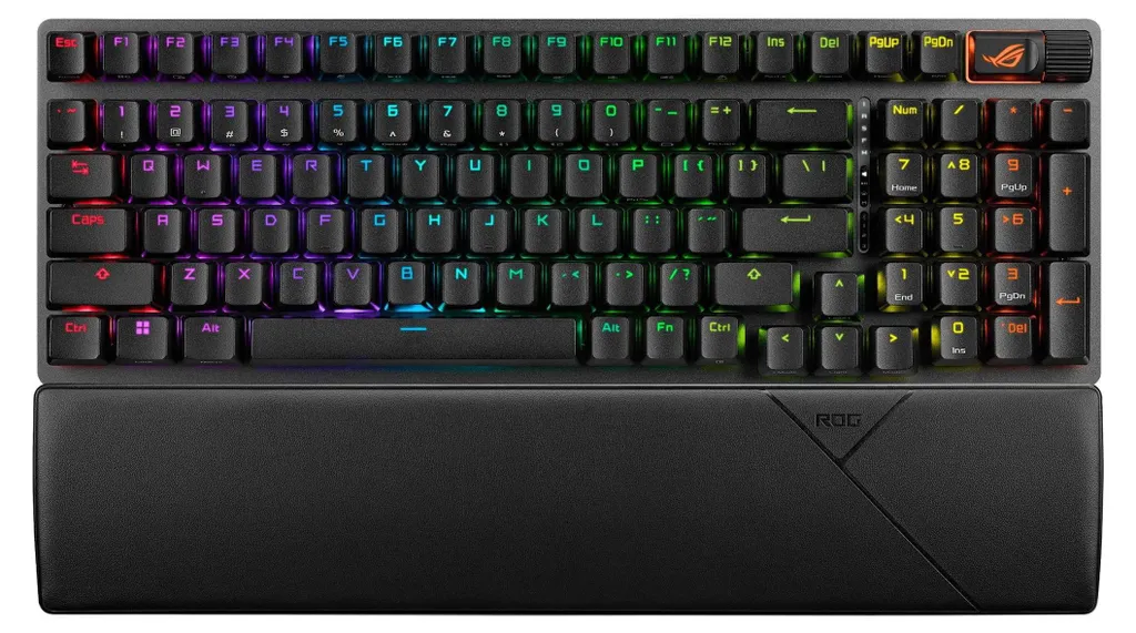 Clavier Asus ROG Strix Scope II 96 Wireless PBT Switches Linéaires Neige