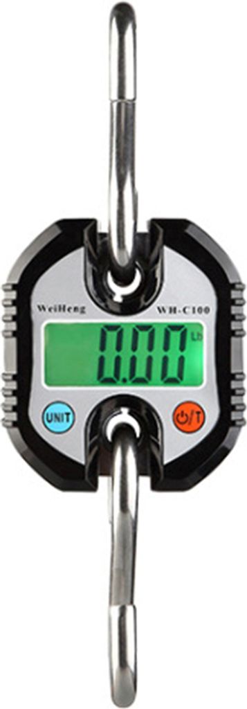 C100 150 kg tragbares digitales elektronisches Fischerei -Waage -Waage -Gleichgewicht-Schwarz