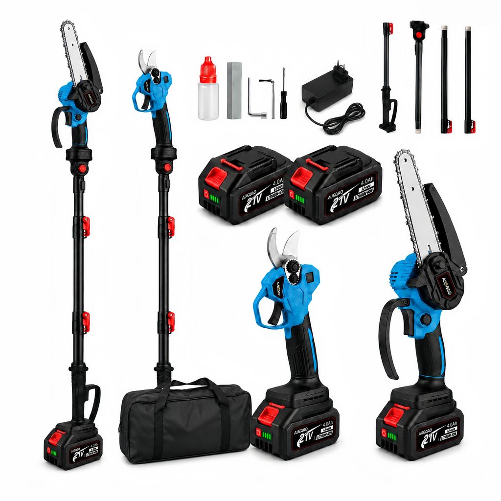 4 in 1 Potatore telescopico a batteria 21V Brushless, mini Immagine del prodotto 