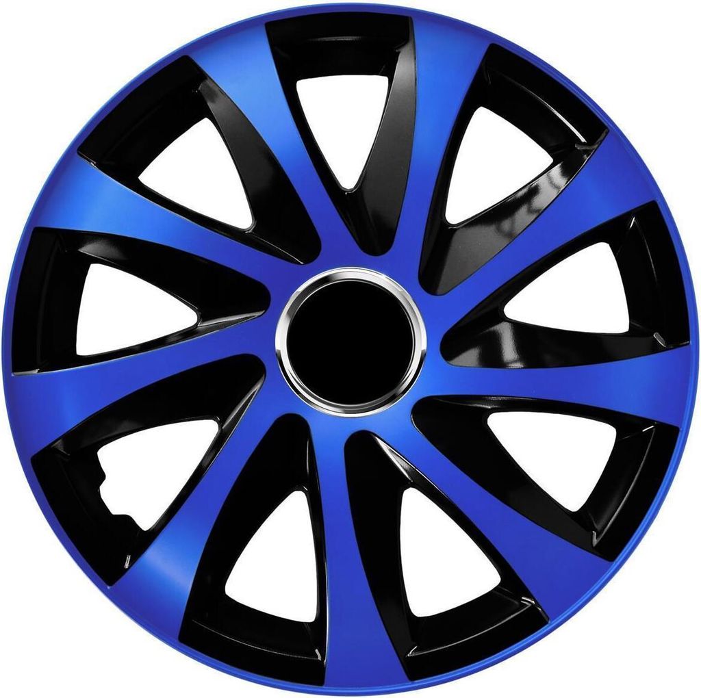 NRM Wielkappen DRIFT Extra, Blauw/Zwart, 14 inch. (4 x Productafbeelding 