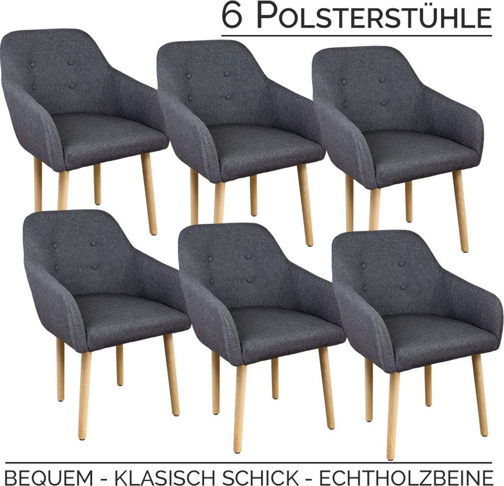 Stühle Esszimmerstühle in 2er, 4er, 6er, 8er Set, Produktbild 