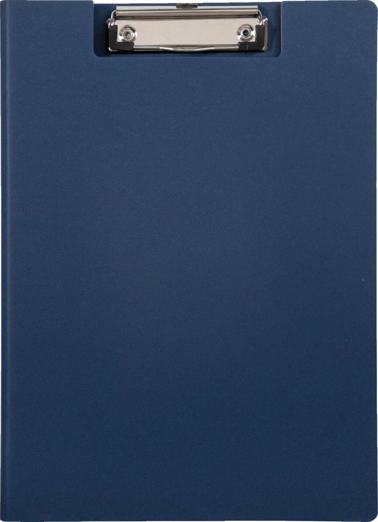 Maul - Clipboard Ordner Maulbalance A4 Pappe zurück 8mm blau | 1 Stück | 12 Stücke