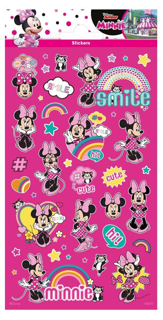 Minnie Mouse stickers / stickerborden Productafbeelding 