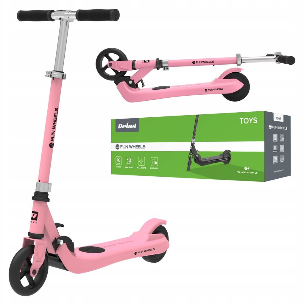 Elektrický skútr pro děti Fun Wheels, rychlost 12 km/h, Obrázek produktu 