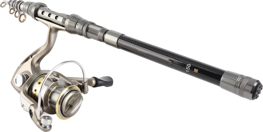 Kit Pesca da Viaggio Completo: Canna Telescopica e Mulinello