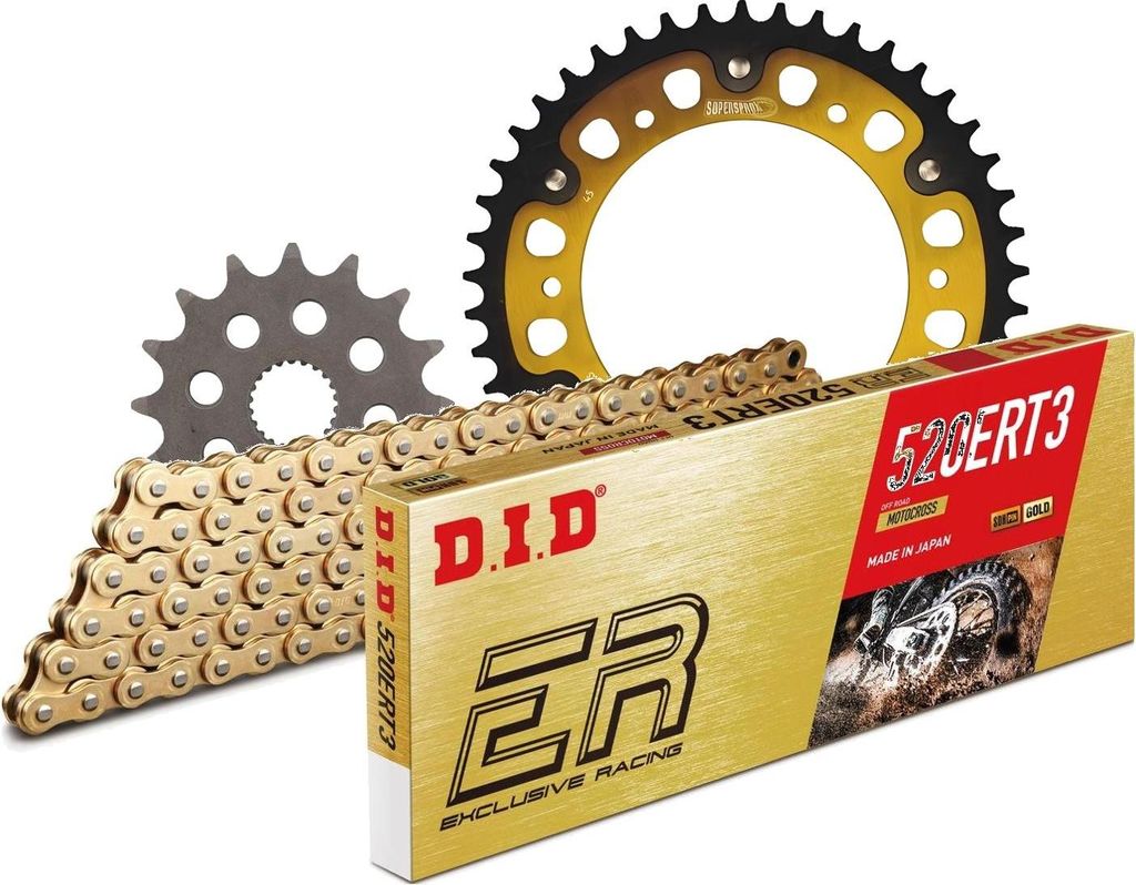 DID Kit Stealth (gold) APRILIA ETX350 Tuareg 85-87 16-45-108 DID520ERT2(G&G) Clip