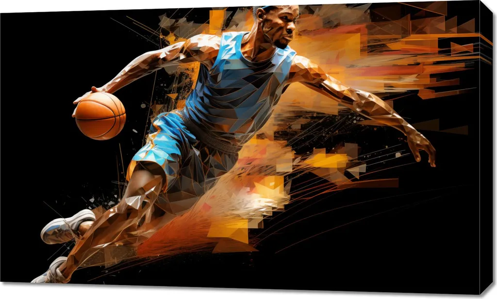 Dribble décisif : Image panoramique 100x60 cm pour salon et fan de foot