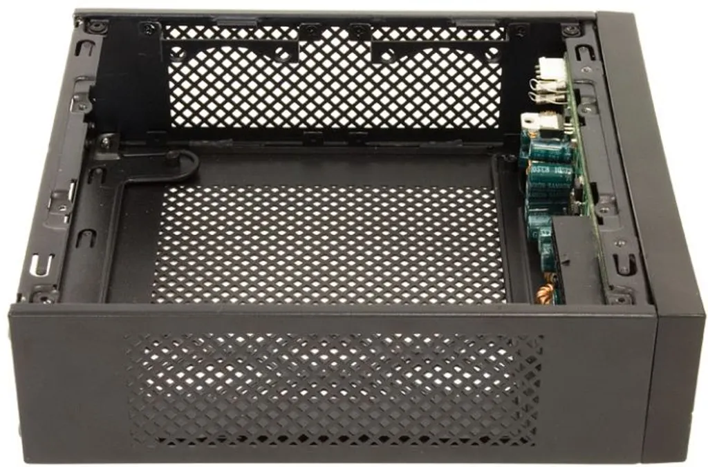 Boîtier PC Chieftec IX-01B-OP Mini-ITX Compact Noir pour Montage VESA - 10