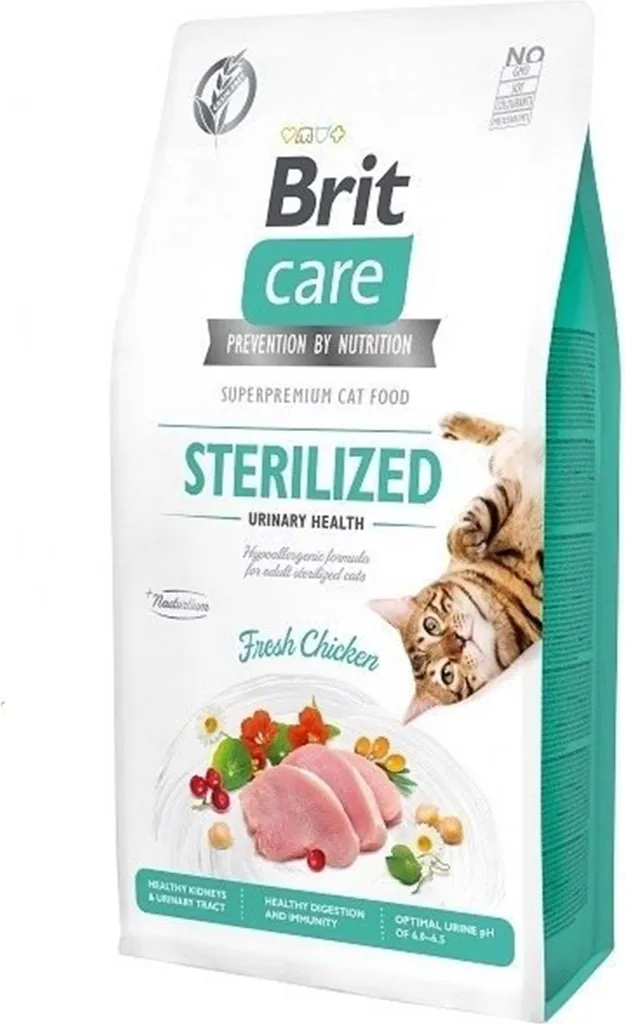 Brit Care Cat Grain Free Sterilized Urinary Health Croquettes Chat 7 kg - 5