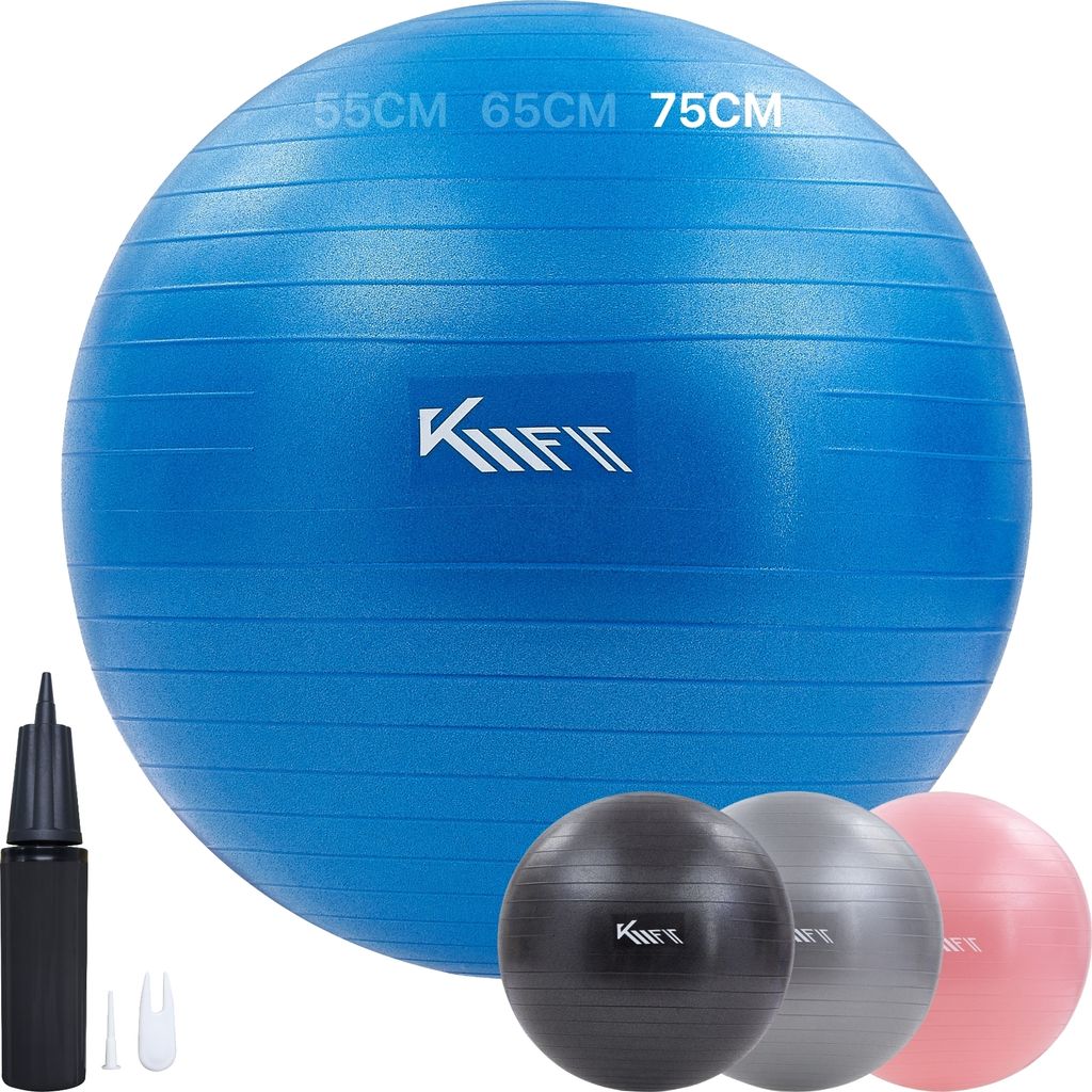 KM-Fit míč na cvičení 75 cm, tréninkový míč se vzduchovou Obrázek produktu 14
