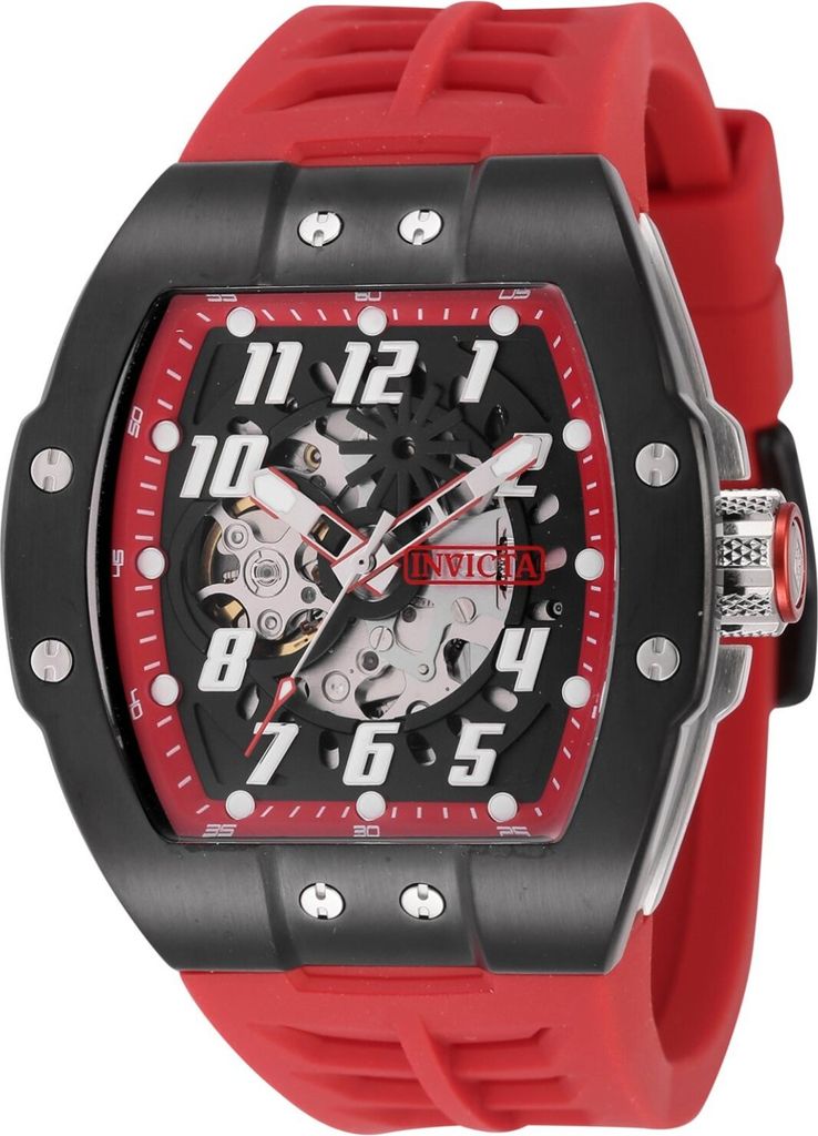 Invicta S1 Rally 44891 Herren uhr - Wasserdicht - Analog - Automatikuhr - Edelstahl mit schwarzen zifferblat - 44mm