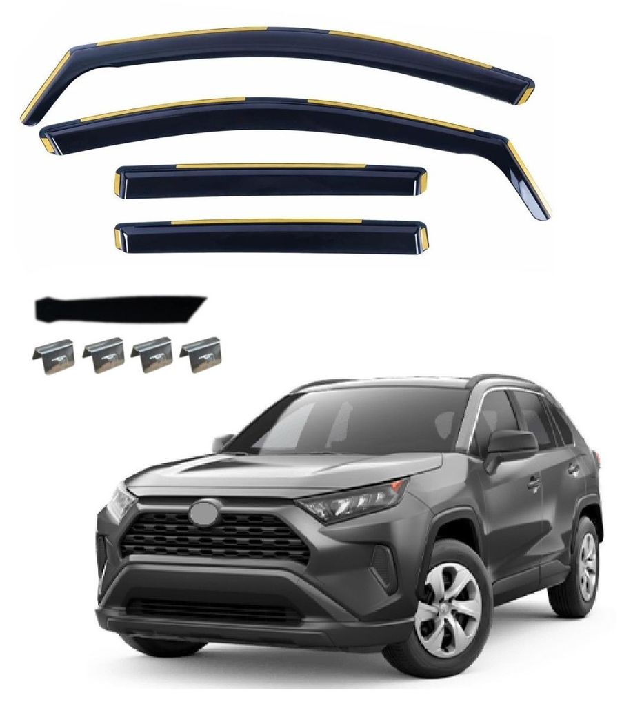 Kit complet de 4 déflecteurs de vent pour TOYOTA RAV4 V Image du produit 