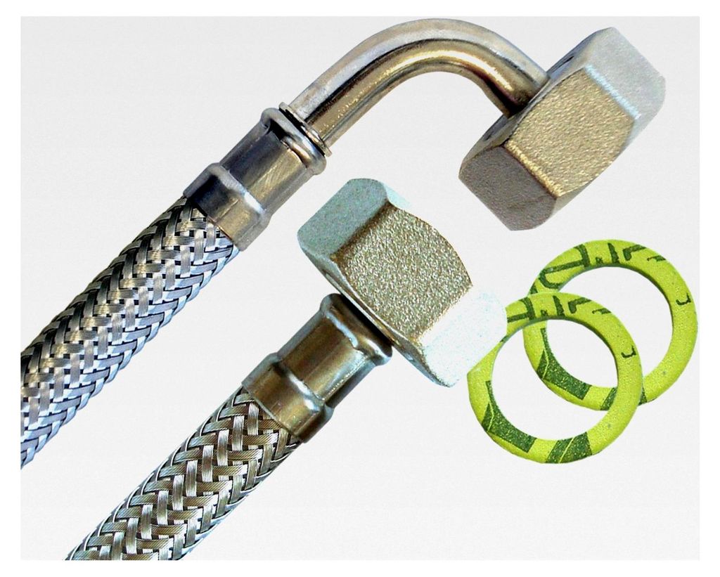 Zulaufschlauch für Waschmaschinen, Panzerschlauch 3/4" ÜM x Produktbild 