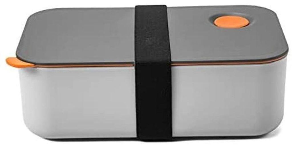 Lunchbox 1200 ml mit 2 Fächern, umweltfreundliche, BPA-freie Bento-Box, Lunchbox, Lebensmittelbehälter