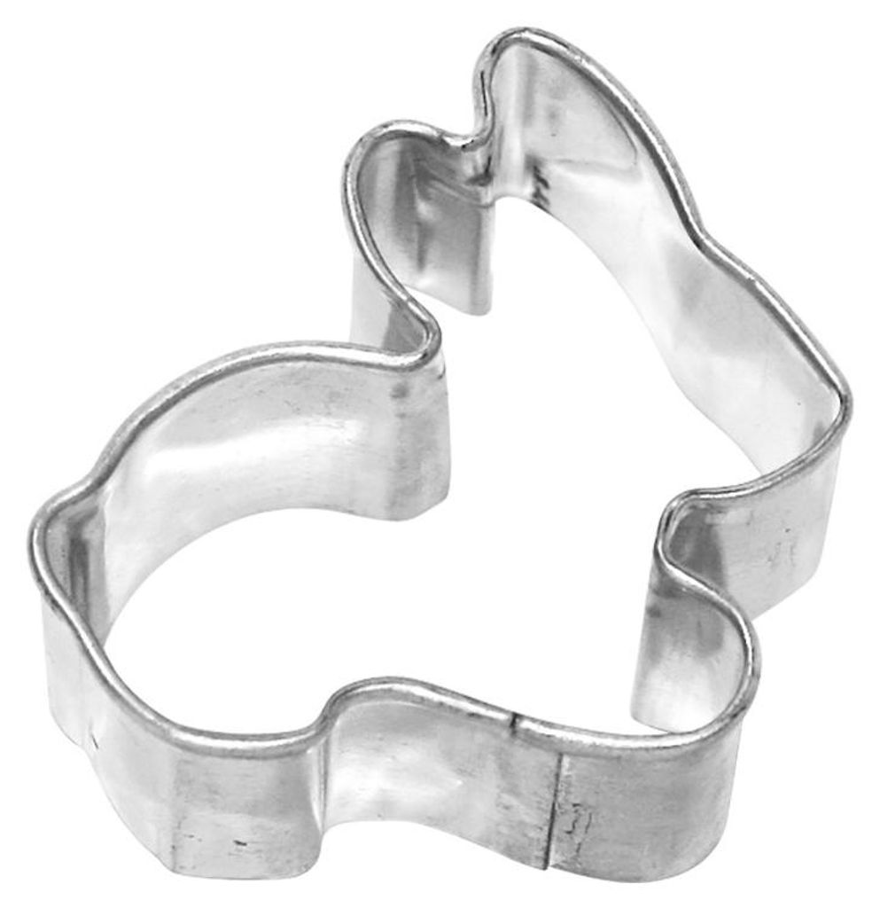 BIRKMANN Ausstechform Hase, liegend, 7 cm, Weißblech mit Produktbild 