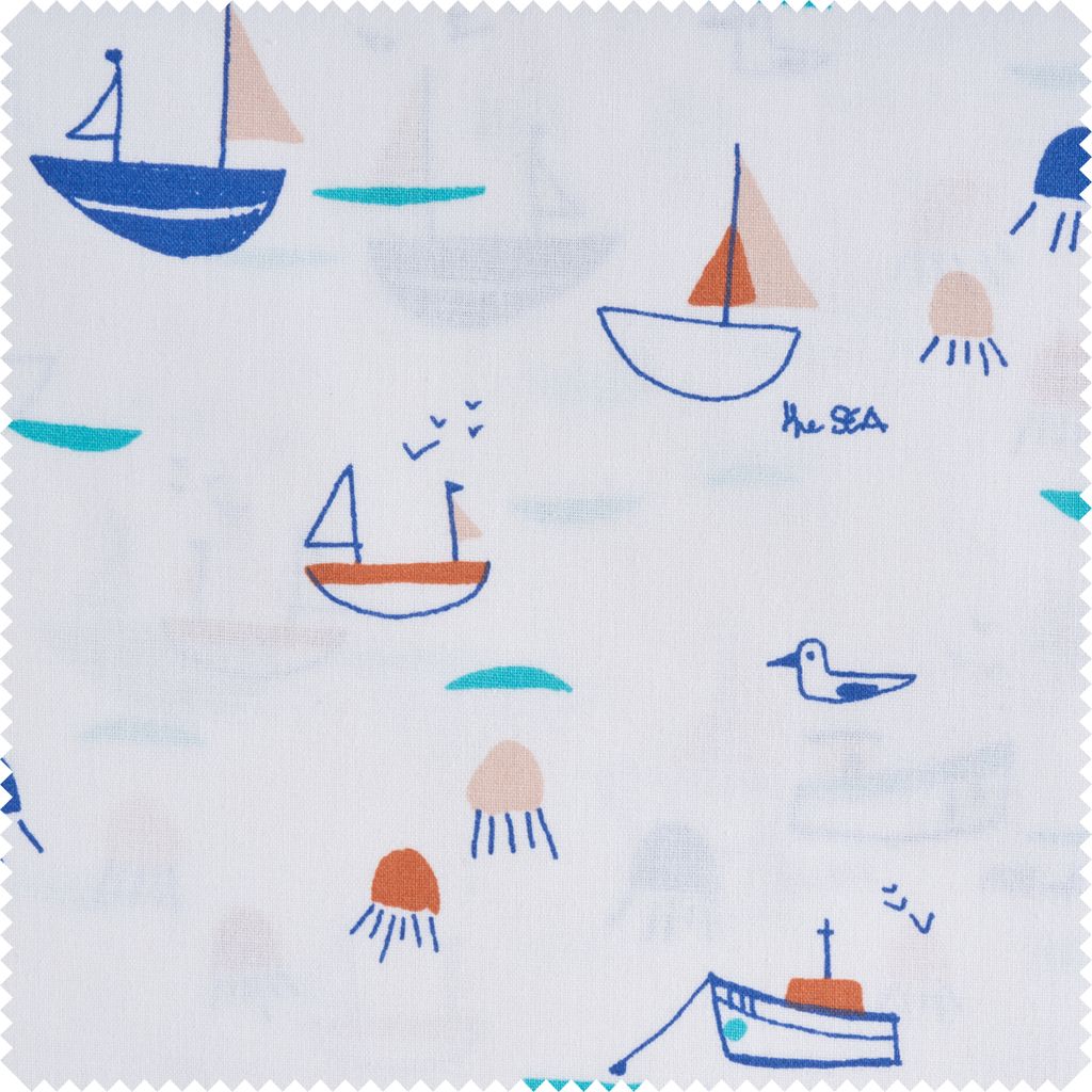 Baumwoll-Stoff "The Sea", 150 cm breit, Meterware Produktbild 