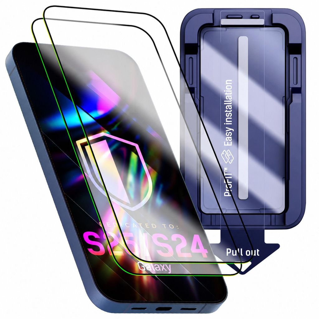 H Hardy 2 Verres de Protection pour Galaxy S24/S25, Film Image du produit 