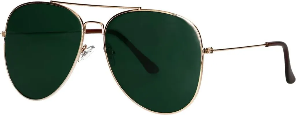 Occhiali da sole Spectrum Pilot Oro Verde: Stile Vintage Intramontabile