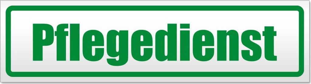 Pflegedienst Magnetschild Schild magnetisch