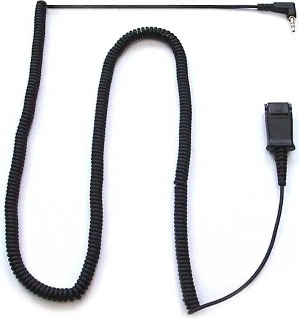 POLY 70765-01 Câble audio 3 m connectique 2,5 mm noir pour casque