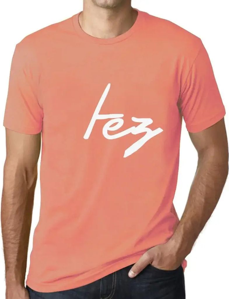 Herren Grafik T-Shirt Tezy Öko-Verantwortlich Vintage Jahrgang Kurzarm Lustige Druck Geburtstag Geschenk Mann
