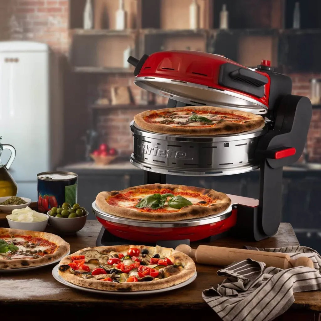 Machine à Pizza Ariete 0927 : Fini l'Attente avec la Double Cuisson