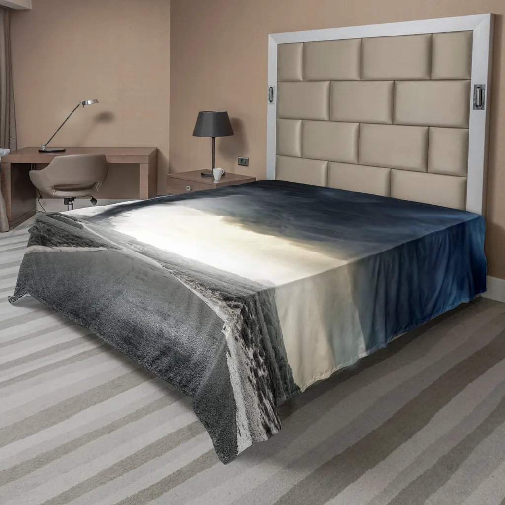 Lenzuolo Artistico ABAKUHAUS Tornado Nero 275x260 - Grigio Industrial