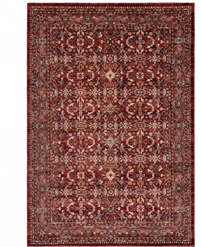 Tapis Sincerity Royale Sandford Red 120x170 - Anti-poussière et Chic