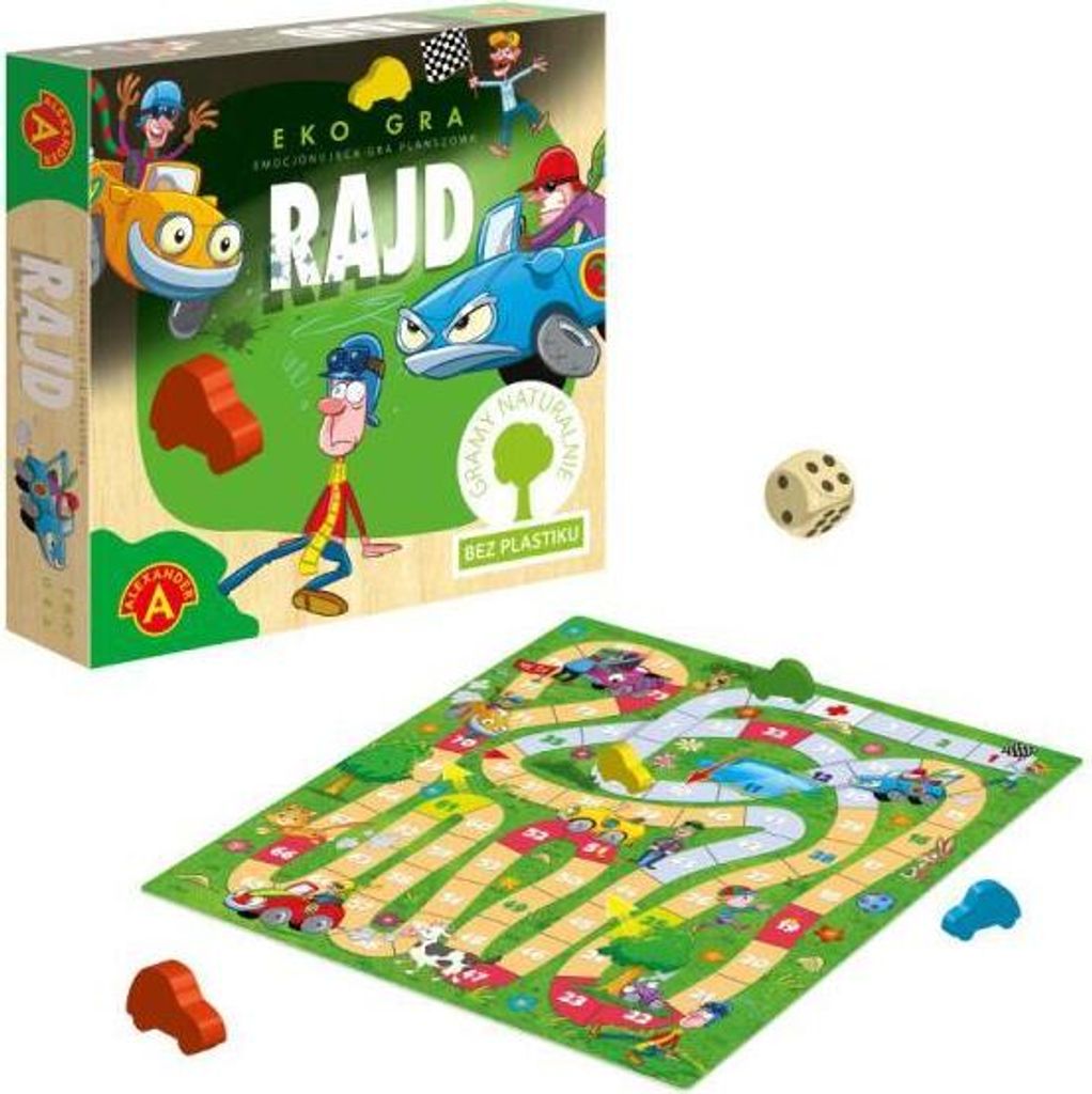 Brettspiel „Eko Rajd” für 2–4 Spieler ab 5 Jahren