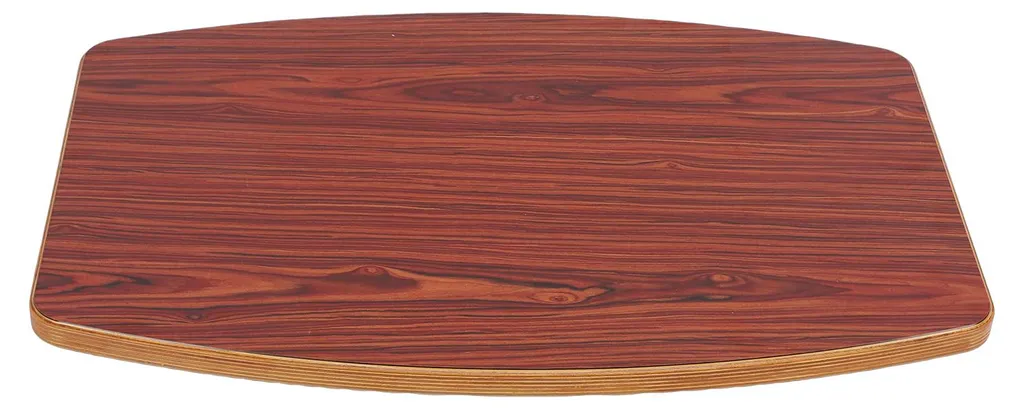 Table de camping-car en bois véritable 60x40 cm pour fourgon et RV