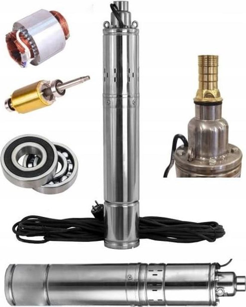 Pompa Profonda Per Acqua Pulita 1500W 75M Pressione Immagine del prodotto 