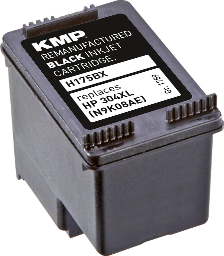 KMP Tintenpatrone passend für HP 304XL Black N9K08AE
