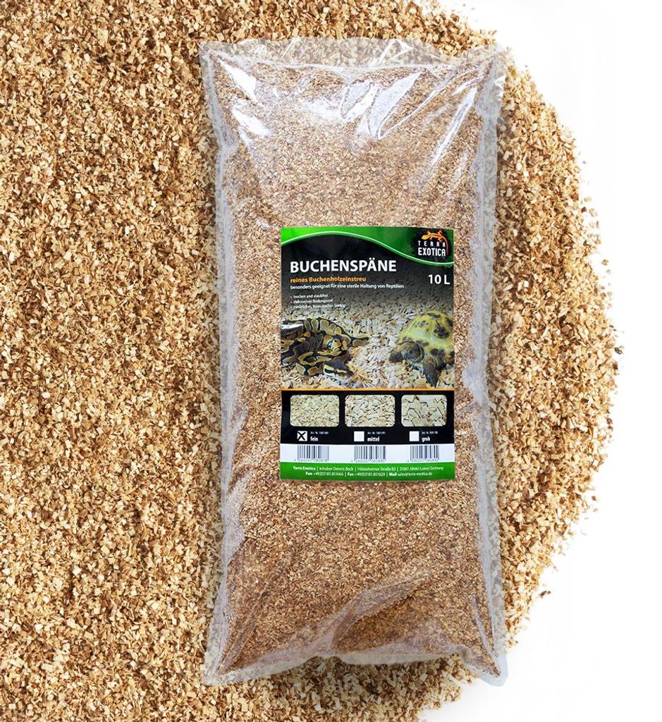 Buchenspäne fein 10 Liter – Natürliches Einstreu für Produktbild 
