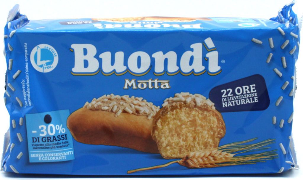 6x MOTTA Buondì classisco – Hefeküchlein klassisch Buondì - 0,198kg