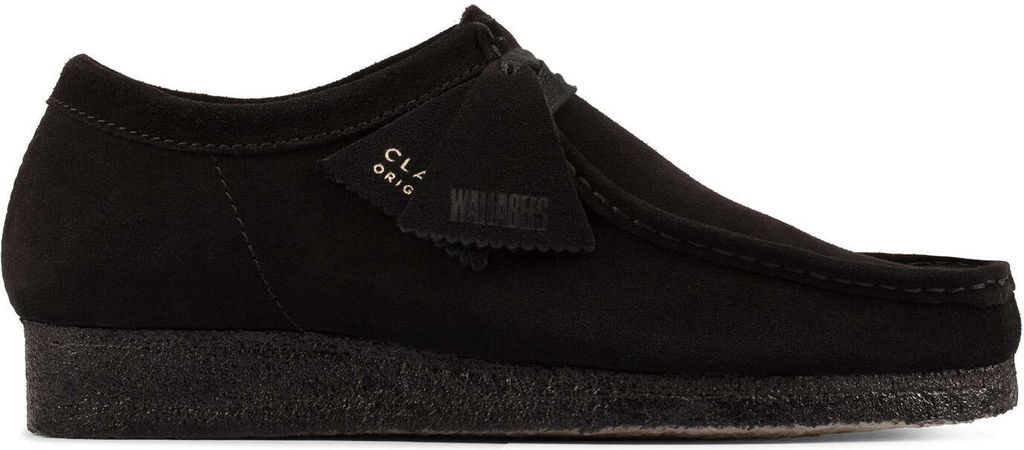 Clarks Originals Wallabee Wildlederschuhe, Schwarz 42 EU Produktbild 1