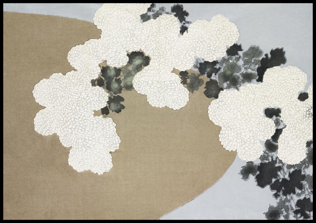 Plakat 100x70cm Blossom, Sekka Japanisch Vintage für das Wohnzimmer