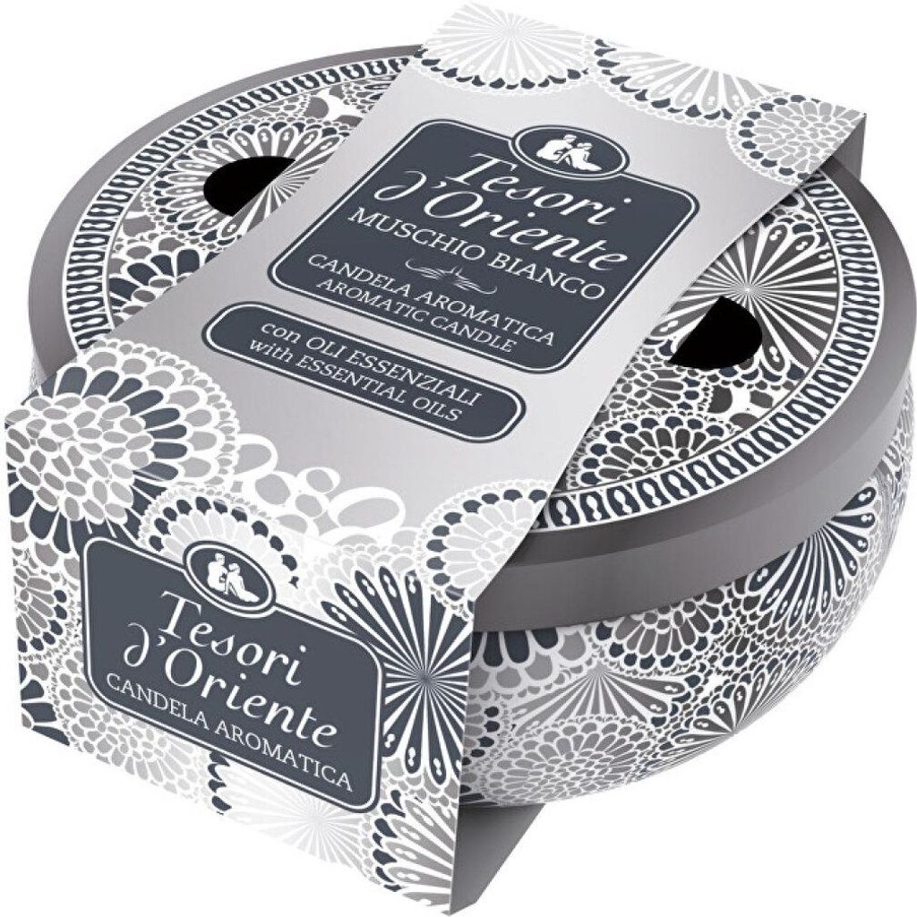 Candela Bicchiere Muschino Bianco Bougie parfumée 200g - Image du produit 