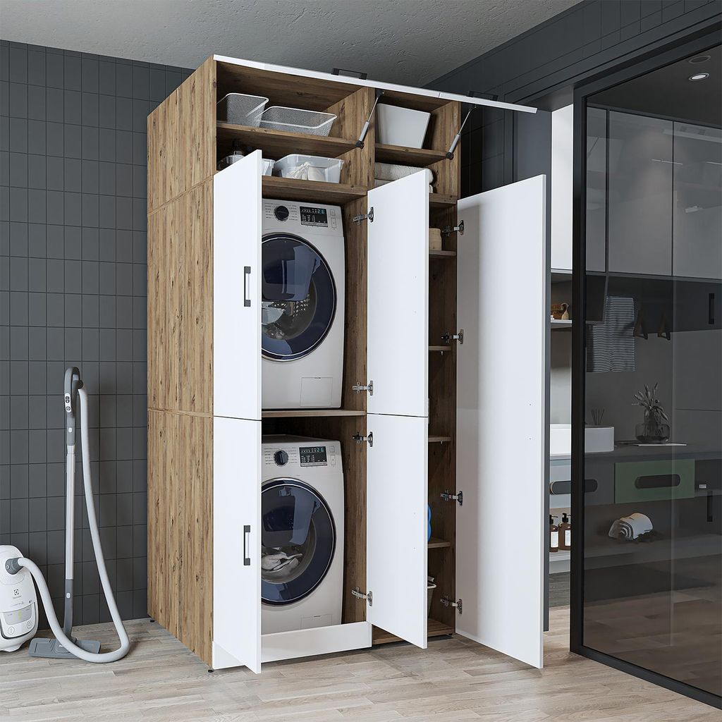 Roomart DORA-II Waschmaschinen-Überbauschrank 115 cm breit, Produktbild 
