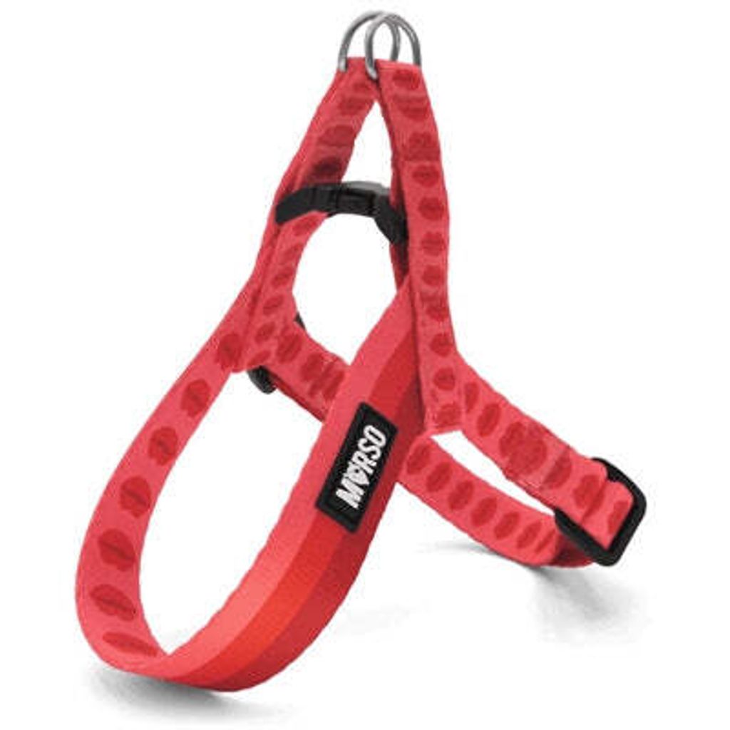 Morso Mini Hundegeschirr Verstellbar Recycelt Lippenstift Rosa