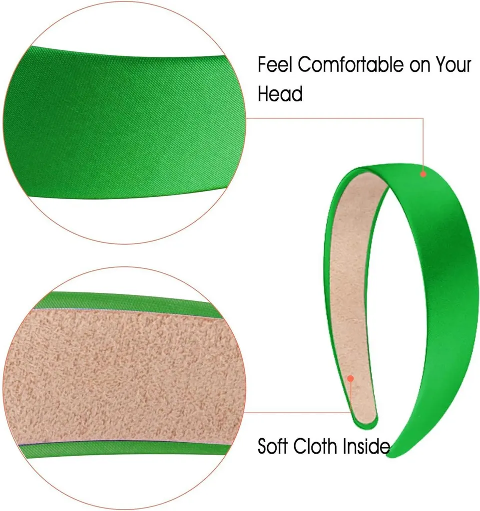 Obeoby Fascia Per Capelli Donna – 5 Pezzi In Tessuto A Costine, Antiscivolo, Colori Neutri, Accessori Moda Per Ogni Occasione
